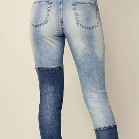 Distressed Patchwork Jeans - Picture 8 of 8